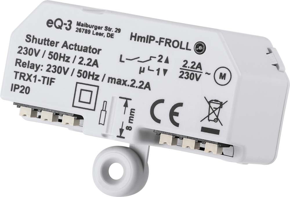 619543-5_HmIP-Rollladenaktor-Unterputz-R_151347A0 jpg - Produktbild schräg 619543-5_HmIP-Rollladenaktor-Unterputz-R_151347A0 jpg - Produktbild schräg